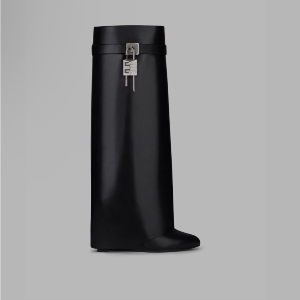 BRAND NEW Women's Givenchy Shark Boots with Silver Lock Detail